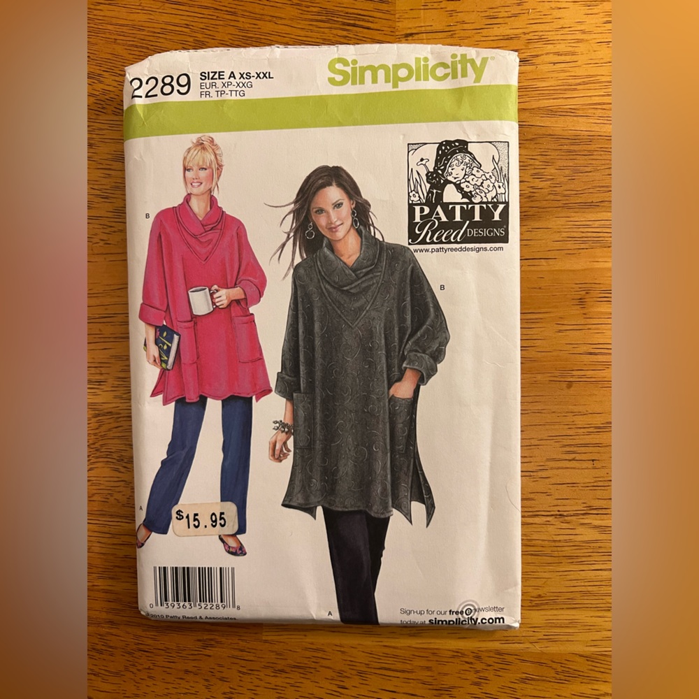 Simplicity Patty Reed Designs 2289